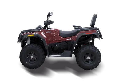 Квадроцикл HISUN (Хайсан) TACTIC HS 550 NEW Normal вишнёвый с ПСМ