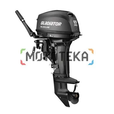 Лодочный мотор Gladiator (Гладиатор) G 9.9 PRO FHS BLACKLINE