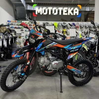 Питбайк Regulmoto (Регулмото) PILOT EM 17/14 чёрный/оранжевый