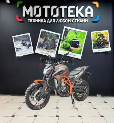 Мотоцикл дорожный Regulmoto (Рагулмото) VENOM чёрный/оранжевый с ПТС