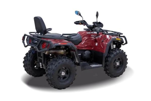 Квадроцикл HISUN (Хайсан) TACTIC HS 550 NEW Normal вишнёвый с ПСМ | Мототека