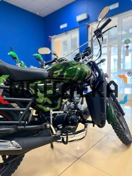 Мопед Мотомир RAID 49.9 (110) (кофр в комплекте. дуги с карманами) камуфляж | Мототека