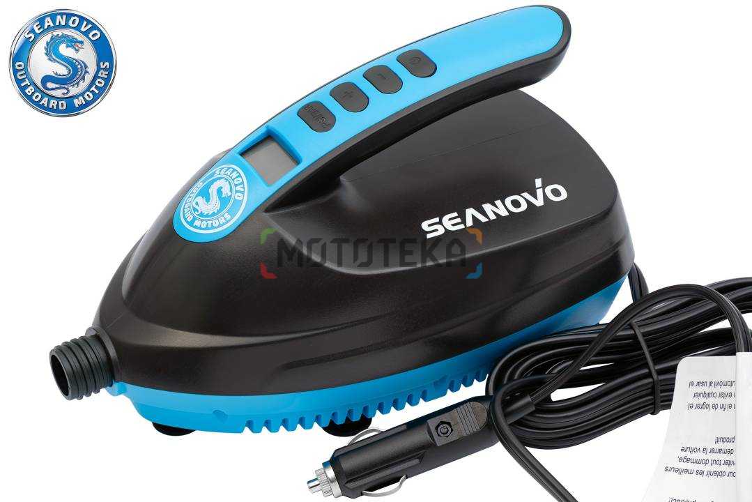 Насос электрический одноступенчатый Seanovo (Сеаново) HT-777 для лодок ПВХ (0,34-1,1 атм)