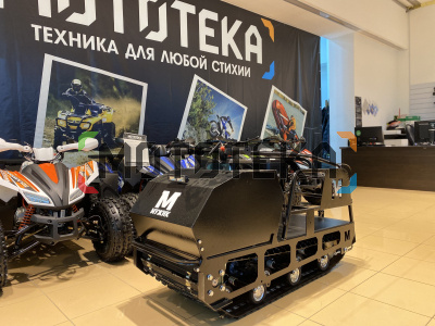 Мотобуксировщик Мужик LUXE М500 1450. 20 л.с.. катковая. с реверсом. с тормозом. с подогревом